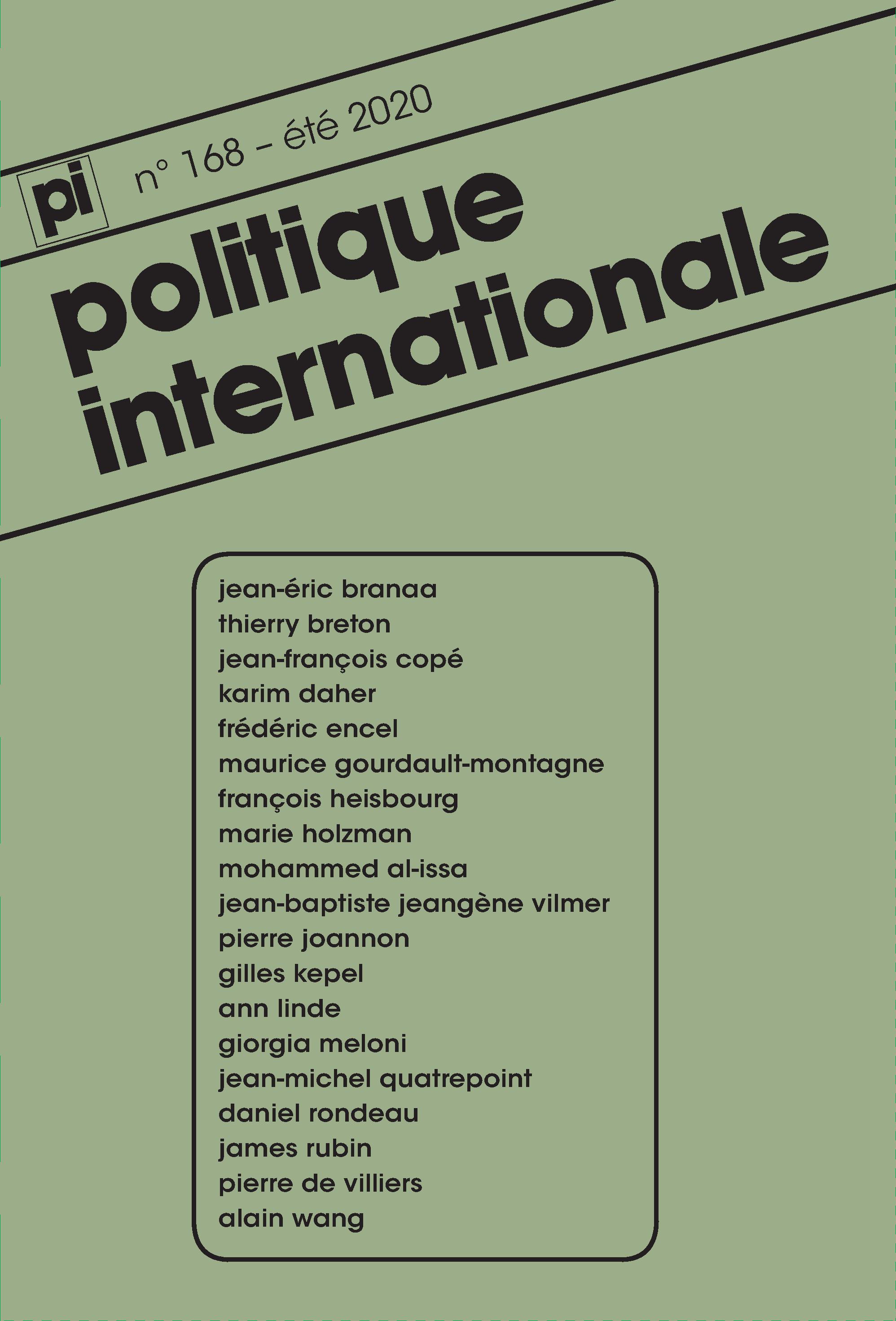 Il n'y aura pas de monde d'après