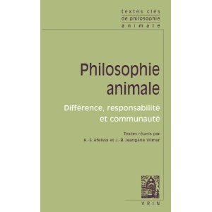 Parution du livre <i>Textes clés de philosophie animale</i>